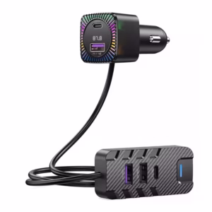 شارژر فندکی 30 وات سه پورت + FM پلیر بلوتوثی ایکس او (XO) مدل XO-BCC13