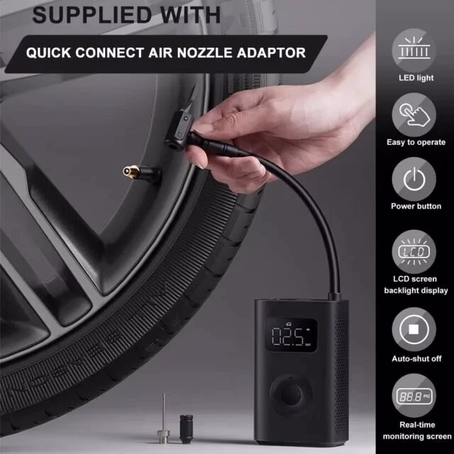پمپ باد شیائومی مدل Xiaomi Air Compressor 2 MJCQB06QW