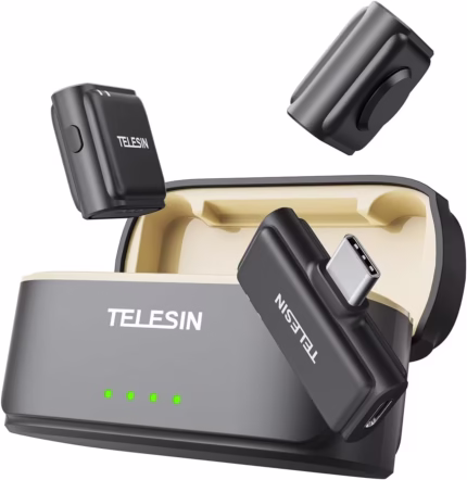 TELESIN Wireless Lavalier Microphone Model P5-MCP-01