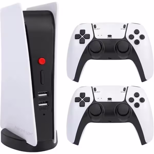 مینی PS5 Retro دو دسته سفید گجت هوشمند سرگرمی